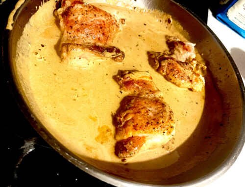 Chicken in a Dijon, Tarragon, Lemon Cream Sauce